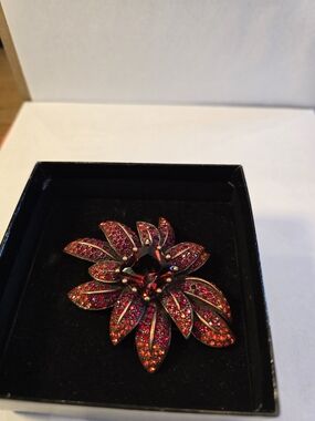JOAN RIVERS CLASSICS COLLECTION Crystal Floral Brooch - Women's Jewelry